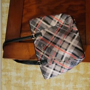 Vera Bradley plaid tote, never been used
